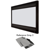 ADEO Movie Mask, 2500mm Wide, 16:9, Reference Grey 2, Top and Bottom Masking, Fixed Frame Projector Screen (113")