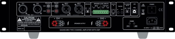 Stealth Acoustics SA2400-MKII 2-Channel, High-Current Amp