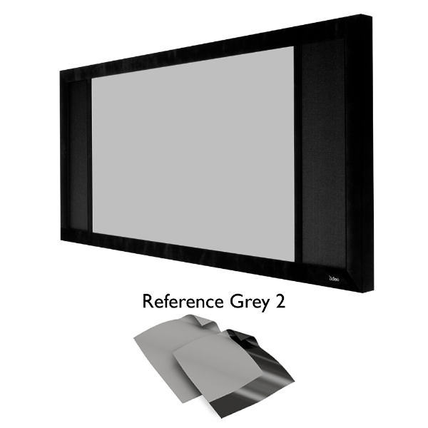 ADEO Movie Mask, 3500mm Wide, 2.40, Reference Grey 2, Left and Right Masking, Fixed Frame Projector Screen (149")