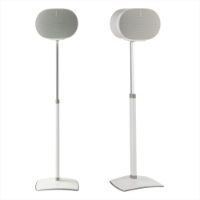 Sanus Height Adjustable Speaker Stand for Sonos Era 300 White Pair