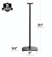 Sanus Wireless Speaker Stand for Sonos Era 300 Black Single