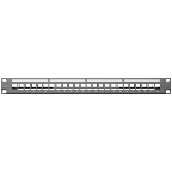 Kordz PRO Modular Keystone Patch Panel Black