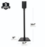 Sanus Wireless Speaker Stand for Sonos Era 100 Black Single