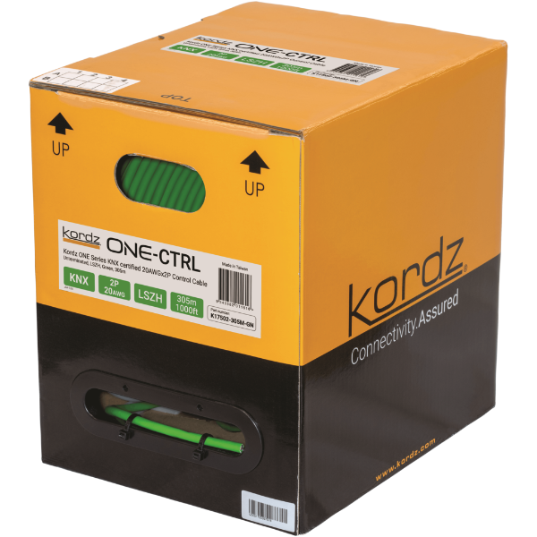 Kordz ONE KNX Control Cable 305m GRN