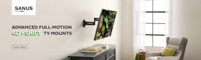 Sanus 4D Brackets Web Banner