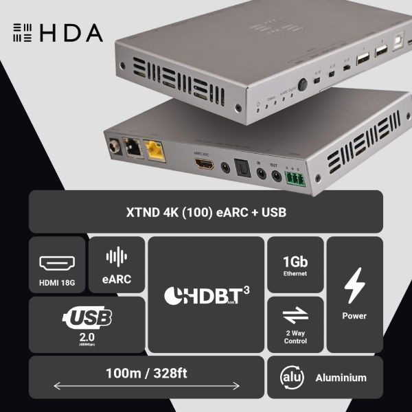 HDA XTND4K100eARC+USB