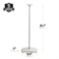 Sanus Height Adjustable Speaker Stand for Sonos Era 300 White Pair