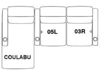 Front Row *SPECIAL ORDER* Serenity 3 Seat Straight  -Option