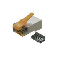 Kordz PRS Slim Cat6a RJ45 Crimp Connector 100 pieces Clear