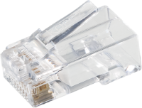 Kordz ONE Cat6 RJ45 Push Through Connector 100 pieces Clear