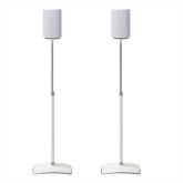 Sanus Height Adjustable Speaker Stand for Sonos Era 100 White Pair