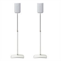 Sanus Height Adjustable Speaker Stand for Sonos Era 100 White Pair