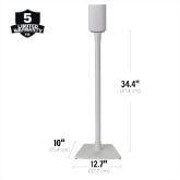 Sanus Wireless Speaker Stand for Sonos Era 100 White Single