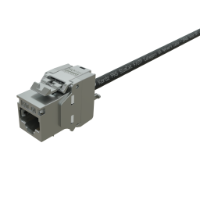 Kordz PRS SlimCat™ Cat6A RJ45 Keystone Socket 12 pieces Metallic