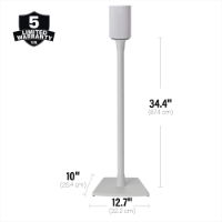 Sanus Wireless Speaker Stand for Sonos Era 100 White Pair