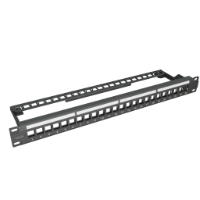 Kordz PRO Modular Keystone Patch Panel Black