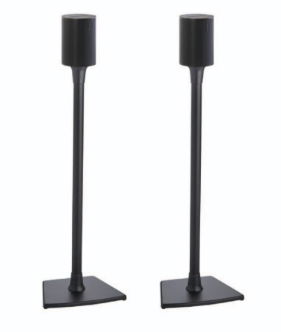 Sanus Wireless Speaker Stand for Sonos Era 100 Black Pair