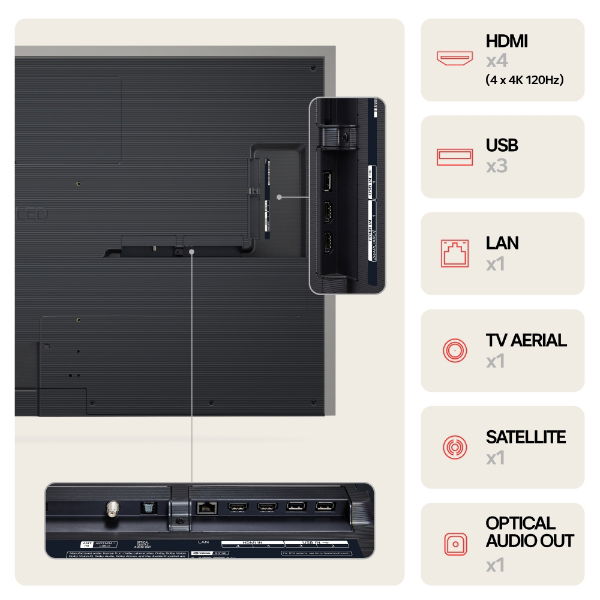 LG OLED65G45LW 65'' 4K OLED TV wall mount