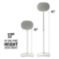 Sanus Height Adjustable Speaker Stand for Sonos Era 300 White Single