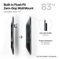 LG OLED83G45LW 83'' 4K OLED TV wall mount